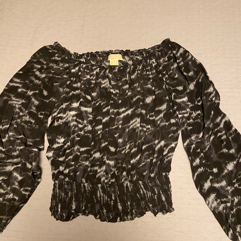 Michael Kors animal print top size L